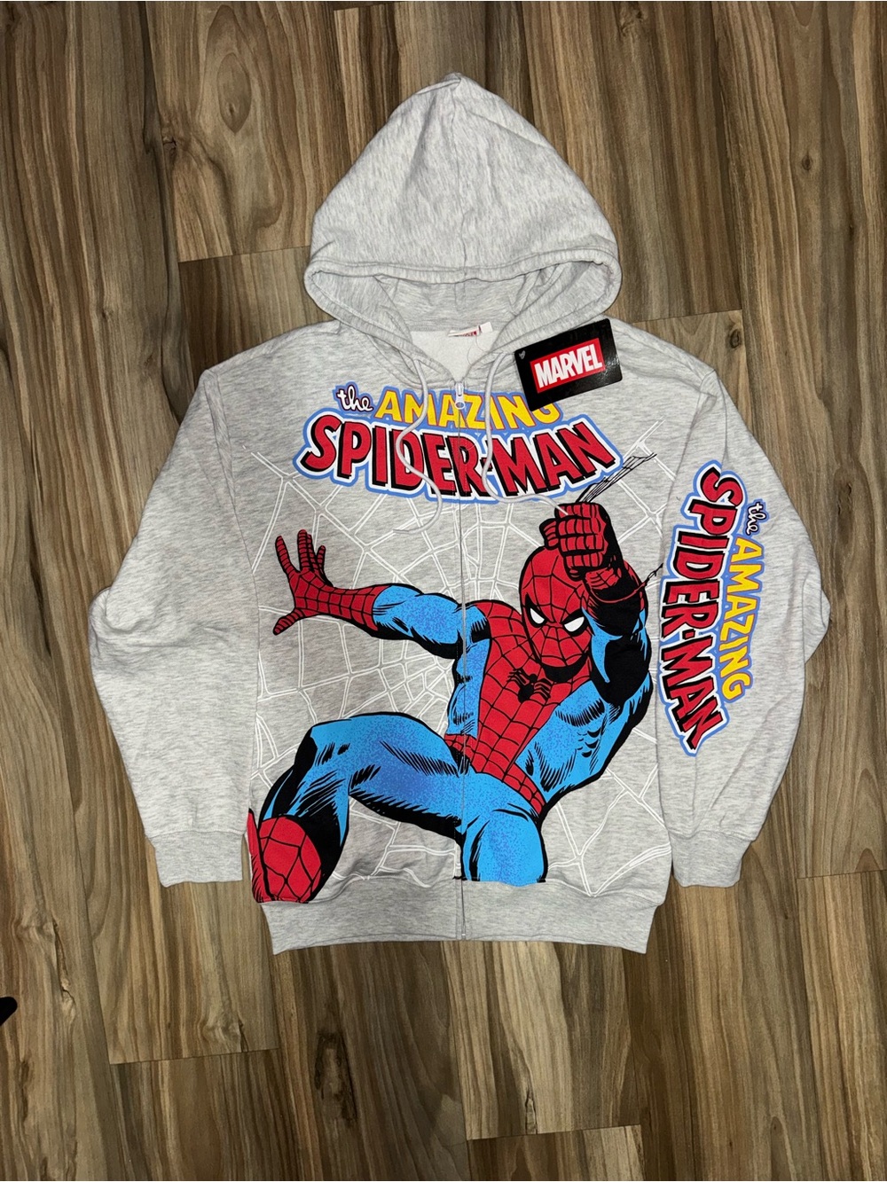 BRAND NEW WITH TAGS WOMEN’S HOODIE THE AMAZING SPIDERMAN M